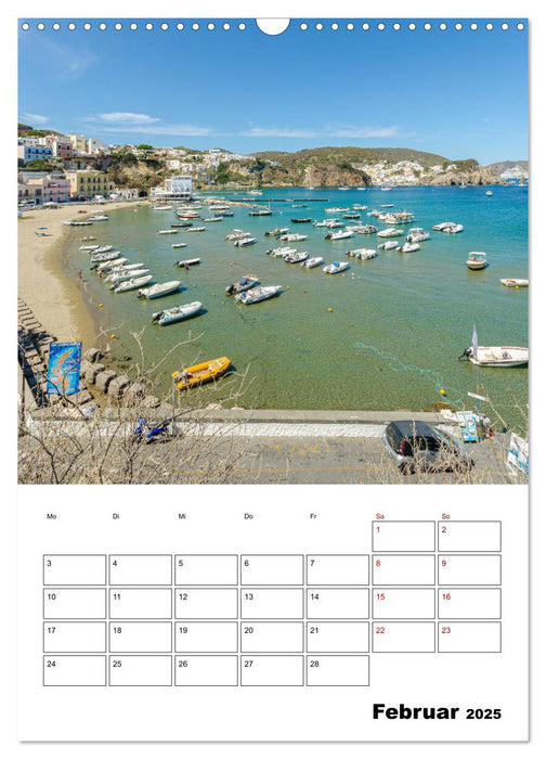 Insel Ponza - Italien (CALVENDO Wandkalender 2025)