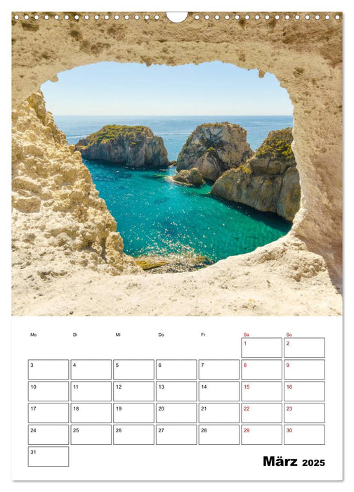 Insel Ponza - Italien (CALVENDO Wandkalender 2025)