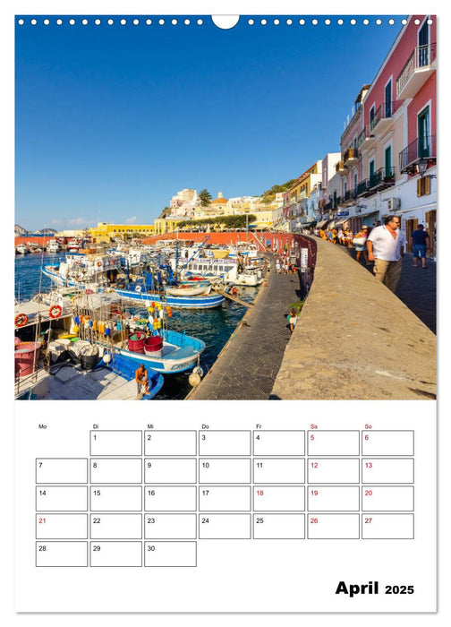 Insel Ponza - Italien (CALVENDO Wandkalender 2025)