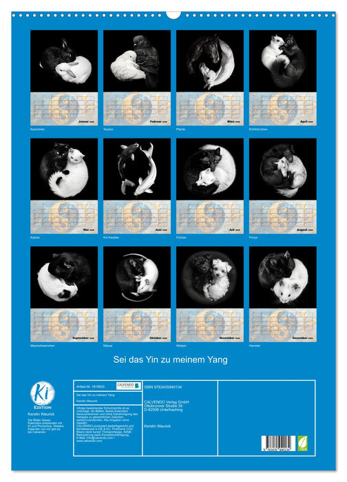 Sei das Yin zu meinem Yang (CALVENDO Wandkalender 2025)