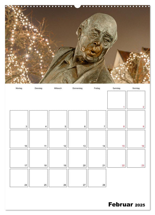 Buxtehude bei Nacht (CALVENDO Wandkalender 2025)