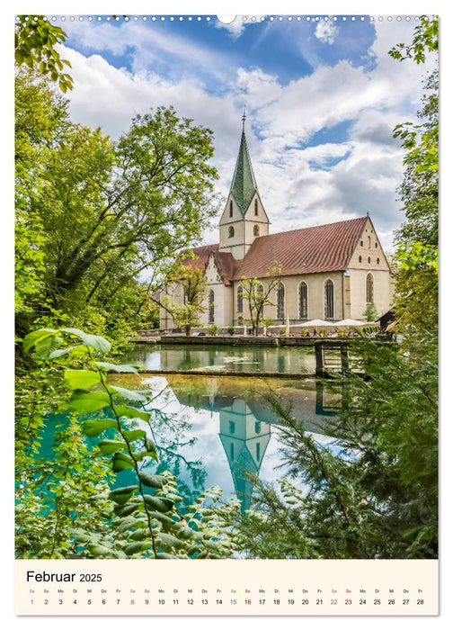 TÜBINGEN UND BLAUBEUREN Historische Schwäbische Alb (CALVENDO Premium Wandkalender 2025)