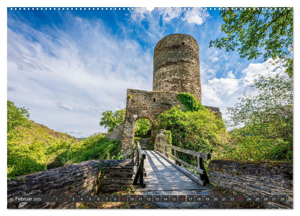Burgen in Rheinland-Pfalz (CALVENDO Wandkalender 2025)