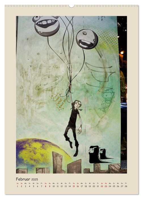 Berlin Love Streetart (CALVENDO Wandkalender 2025)