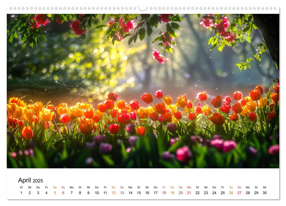 Tulpen - ein Farbenmeer (CALVENDO Wandkalender 2025)