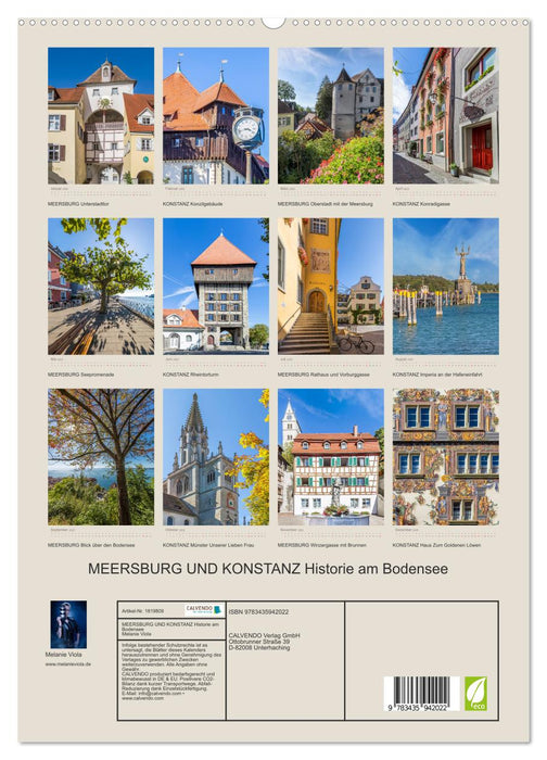 MEERSBURG UND KONSTANZ Historie am Bodensee (CALVENDO Premium Wandkalender 2025)