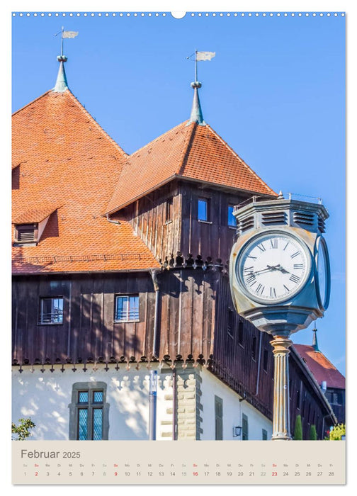 MEERSBURG UND KONSTANZ Historie am Bodensee (CALVENDO Premium Wandkalender 2025)