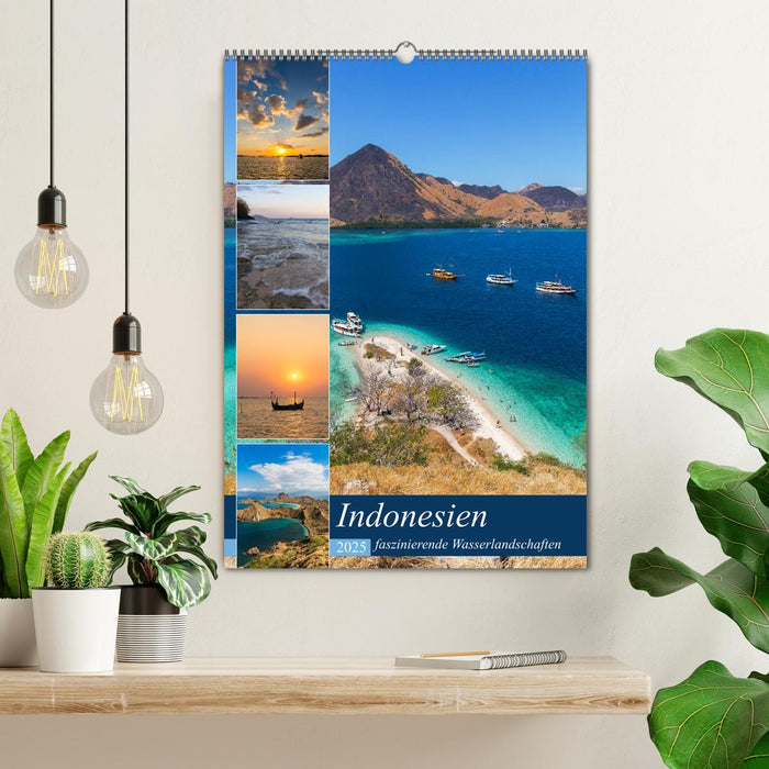 Indonesien - faszinierende Wasserlandschaften (CALVENDO Wandkalender 2025)