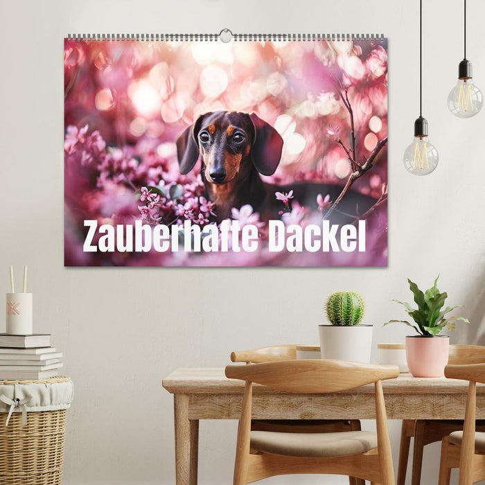 Zauberhafte Dackel (CALVENDO Wandkalender 2025)