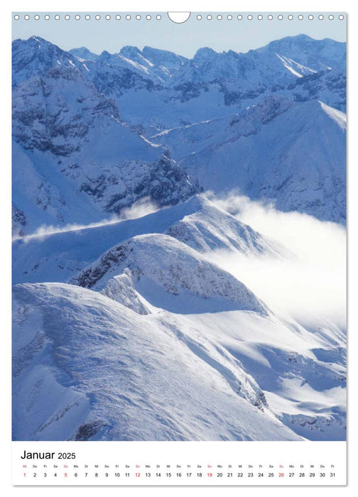 Allgäu, Berge, Wiesen, Seen und Kühe. (CALVENDO Wandkalender 2025)