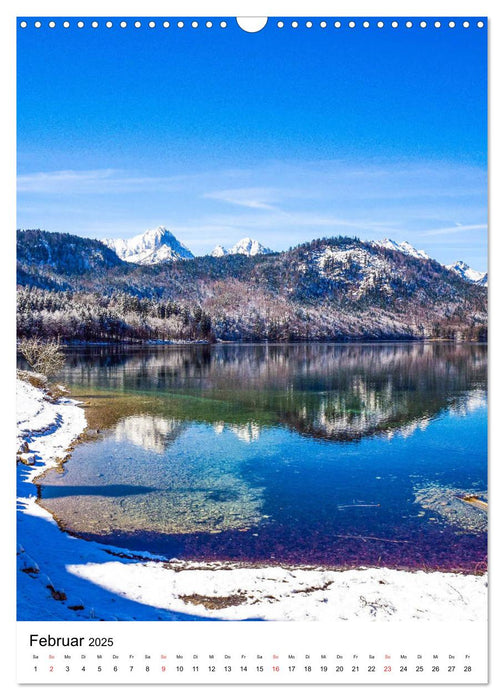 Allgäu, Berge, Wiesen, Seen und Kühe. (CALVENDO Wandkalender 2025)