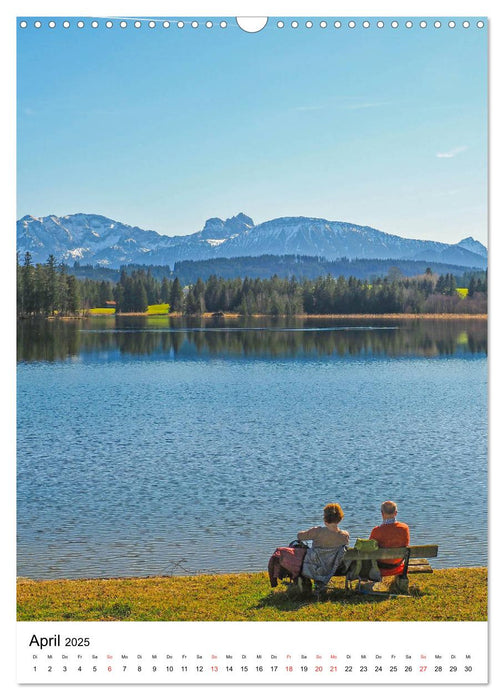 Allgäu, Berge, Wiesen, Seen und Kühe. (CALVENDO Wandkalender 2025)