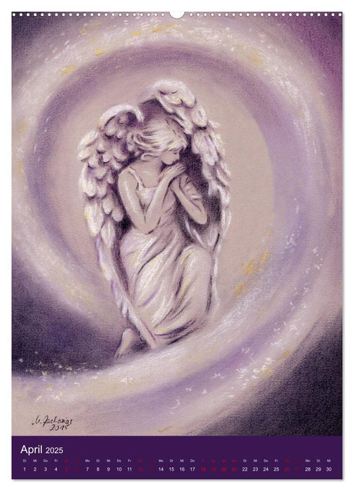 Meine schönsten Engelbilder - Marita Zacharias (CALVENDO Premium Wandkalender 2025)