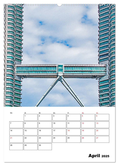 Kuala Lumpur - eine faszinierende Großstadt Asiens (CALVENDO Wandkalender 2025)