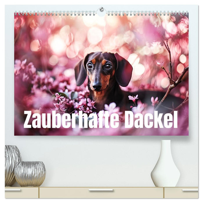 Zauberhafte Dackel (CALVENDO Premium Wandkalender 2025)