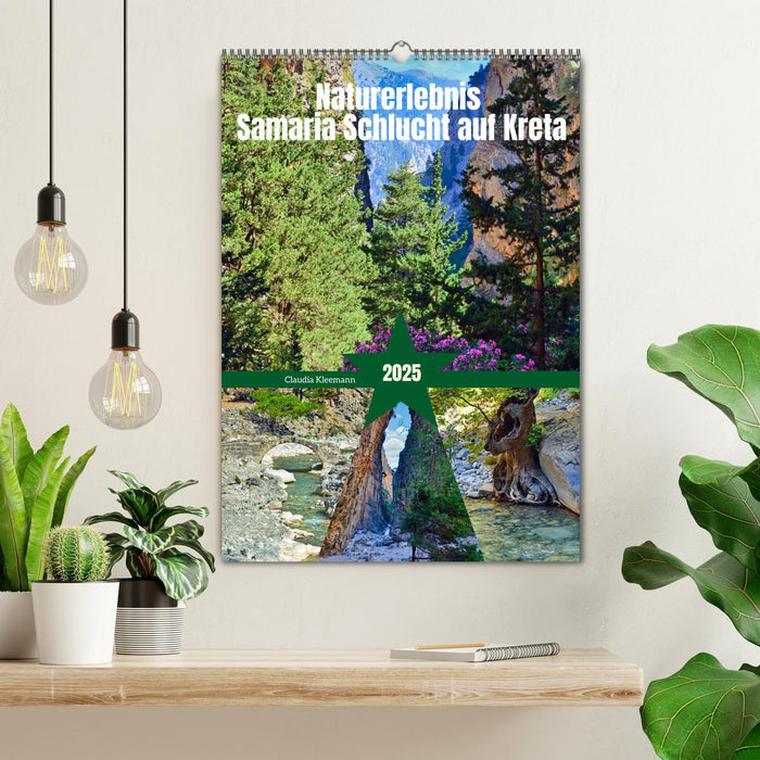 Naturerlebnis Samaria Schlucht auf Kreta (CALVENDO Wandkalender 2025)