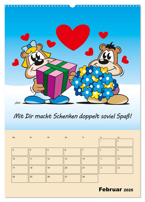 Ein Jahr mit Dir! (CALVENDO Wandkalender 2025)