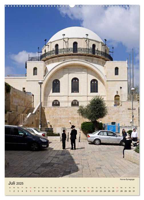 Jerusalem - Jeruschalajim (CALVENDO Premium Wandkalender 2025)