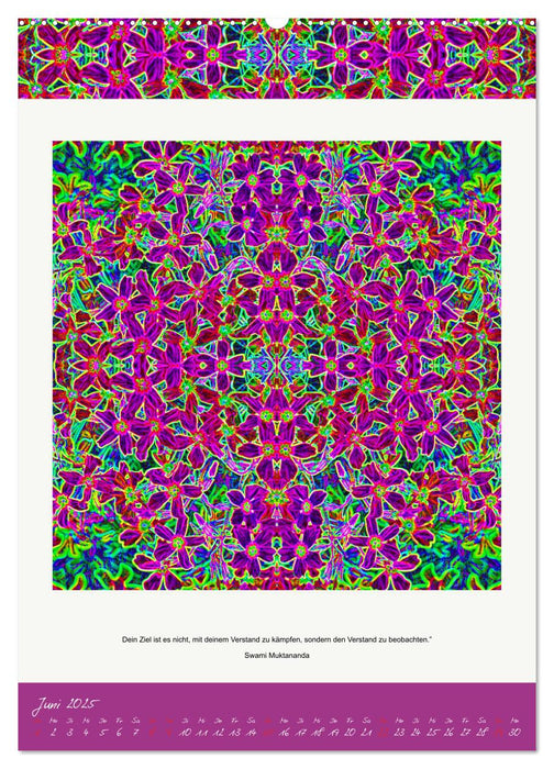 Blossom Mandalas by VogtArt (CALVENDO Premium Wandkalender 2025)