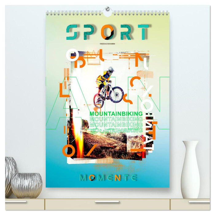 Sport Momente (CALVENDO Premium Wandkalender 2025)