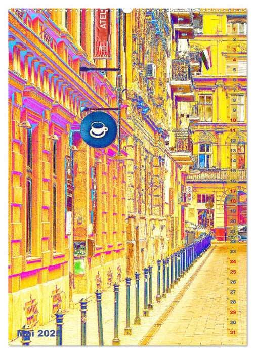 Budapest - Künstlerische Fotografie (CALVENDO Wandkalender 2025)