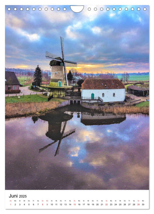 Die Windmühle - Eindrücke und Momente (CALVENDO Wandkalender 2025)