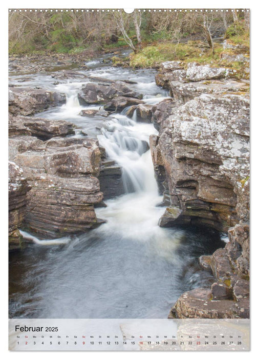 Schottland -Schottische Highlands (CALVENDO Premium Wandkalender 2025)