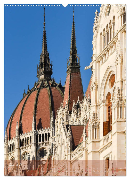 Budapest - Ein malerischer Spaziergang (CALVENDO Wandkalender 2025)