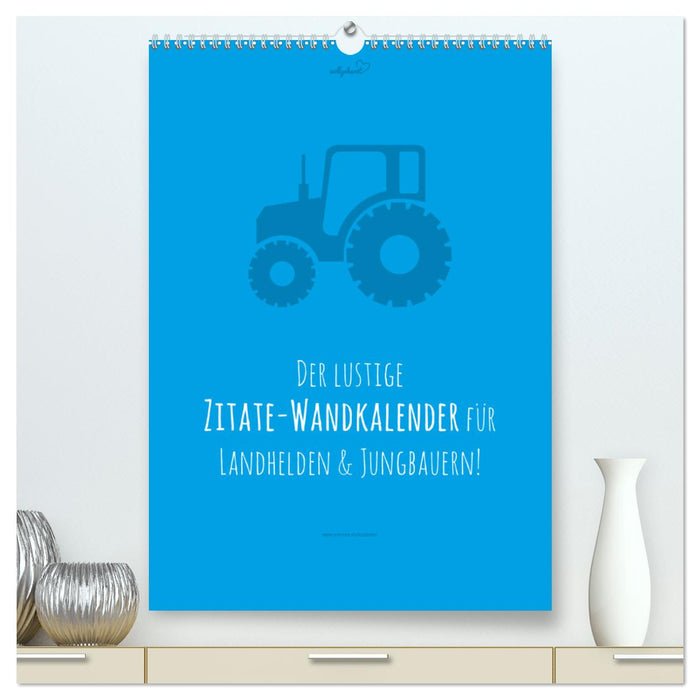 vollgeherzt: landgötter - Der lustige Zitate-Wandkalender für Landhelden und Jungbauern! (CALVENDO Premium Wandkalender 2025)