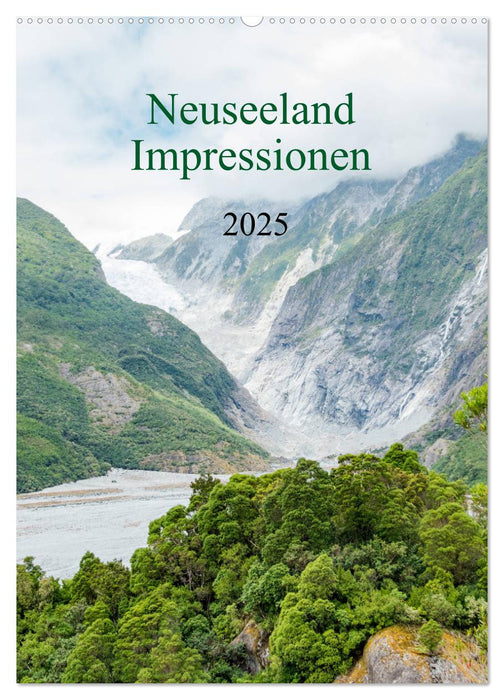 Neuseeland Impressionen (CALVENDO Wandkalender 2025)