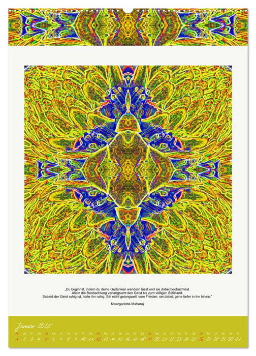 Blossom Mandalas by VogtArt (CALVENDO Wandkalender 2025)