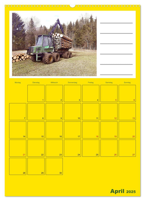 FORWARDER Rückezug im Einsatz (CALVENDO Premium Wandkalender 2025)