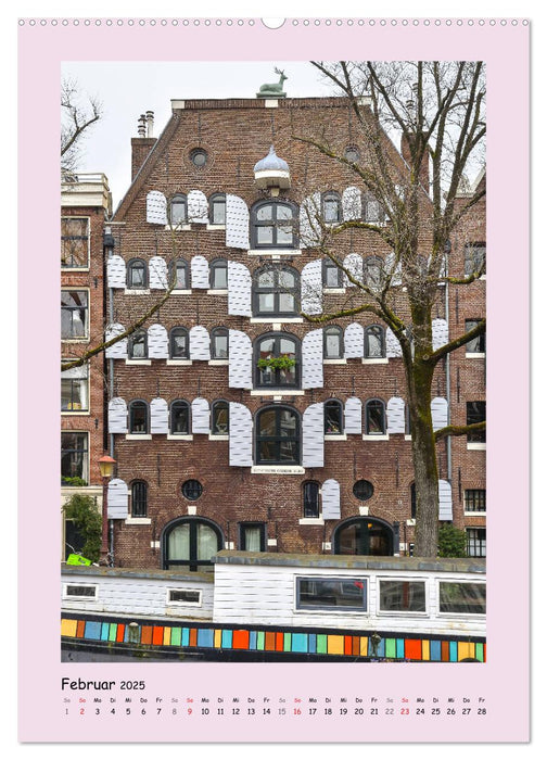 Amsterdam - Alles nur Fassade (CALVENDO Wandkalender 2025)