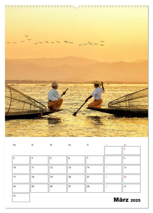 MYANMAR - Mein Urlaubsplaner (CALVENDO Wandkalender 2025)