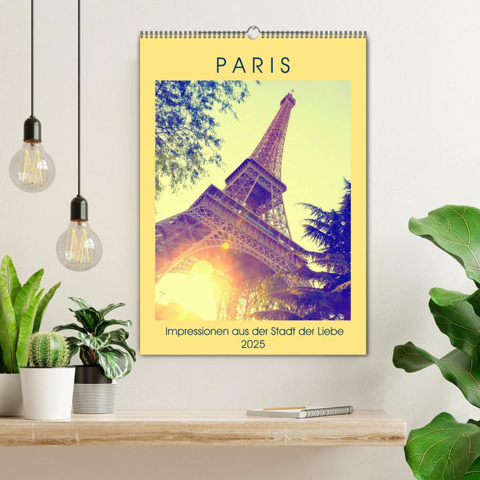 Paris - Impressionen aus der Stadt der Liebe (CALVENDO Wandkalender 2025)