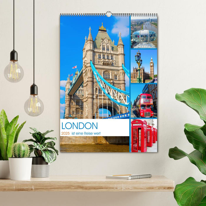 London ist eine Reise wert (CALVENDO Wandkalender 2025)