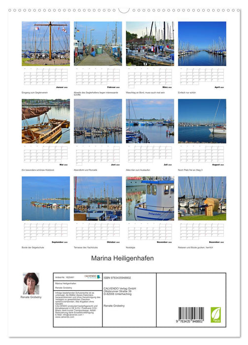 Marina Heiligenhafen (CALVENDO Premium Wandkalender 2025)