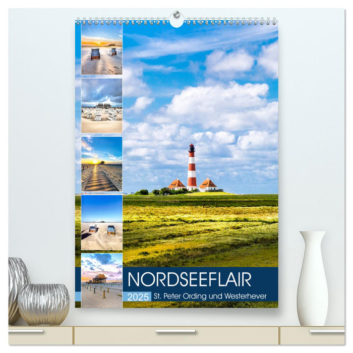 NORDSEEFLAIR - St. Peter Ording und Westerhever (CALVENDO Premium Wandkalender 2025)