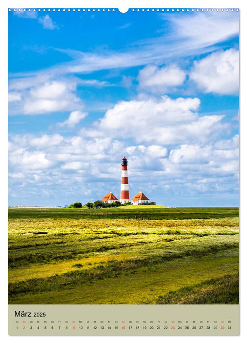 NORDSEEFLAIR - St. Peter Ording und Westerhever (CALVENDO Premium Wandkalender 2025)