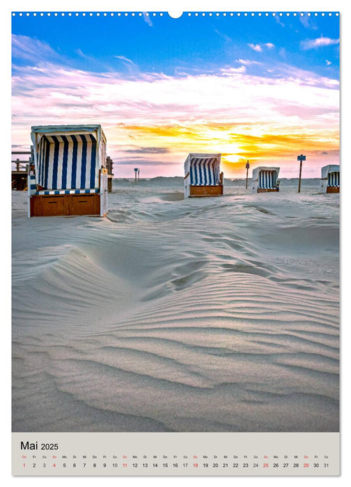 NORDSEEFLAIR - St. Peter Ording und Westerhever (CALVENDO Premium Wandkalender 2025)