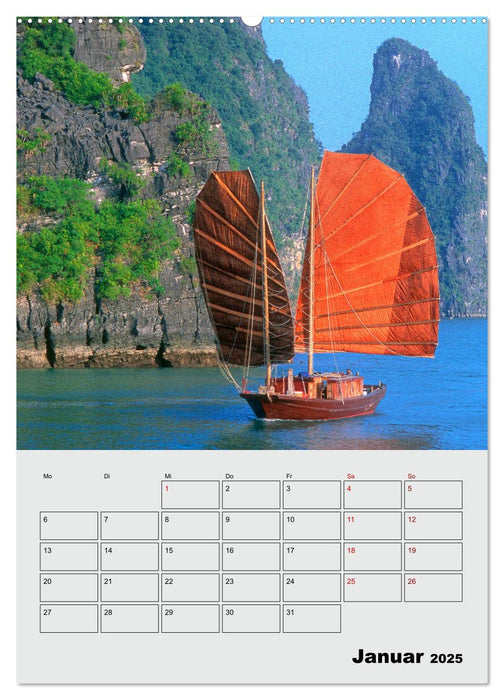 VIETNAM - Mein Urlaubsplaner (CALVENDO Premium Wandkalender 2025)