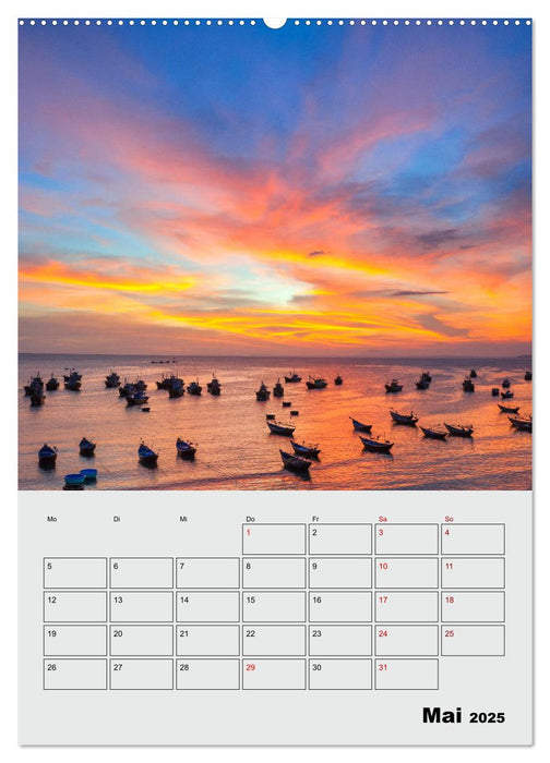 VIETNAM - Mein Urlaubsplaner (CALVENDO Premium Wandkalender 2025)