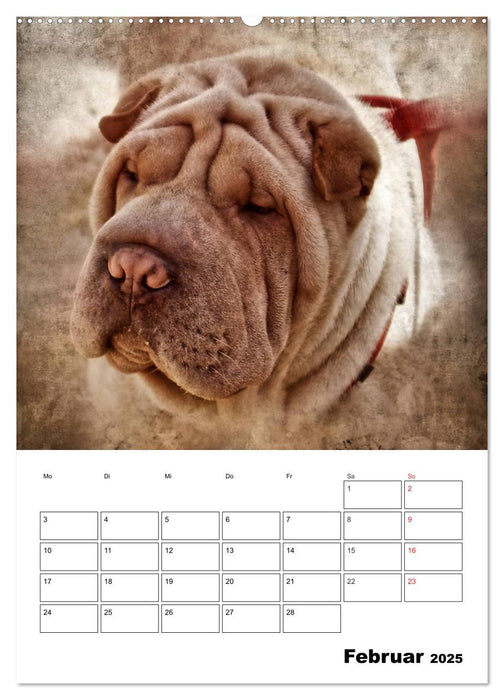 Retro Hunde (CALVENDO Wandkalender 2025)