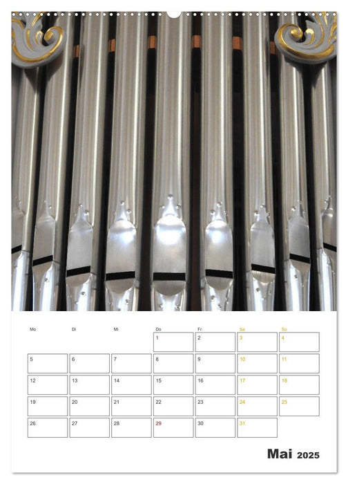 Orgeln zum Verlieben! (CALVENDO Wandkalender 2025)