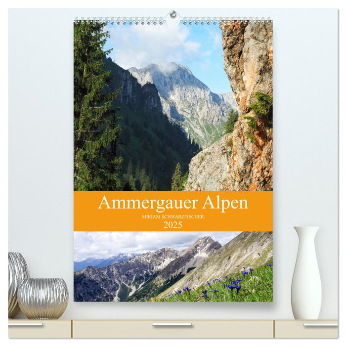 Ammergebirge Wandkalender (CALVENDO Premium Wandkalender 2025)