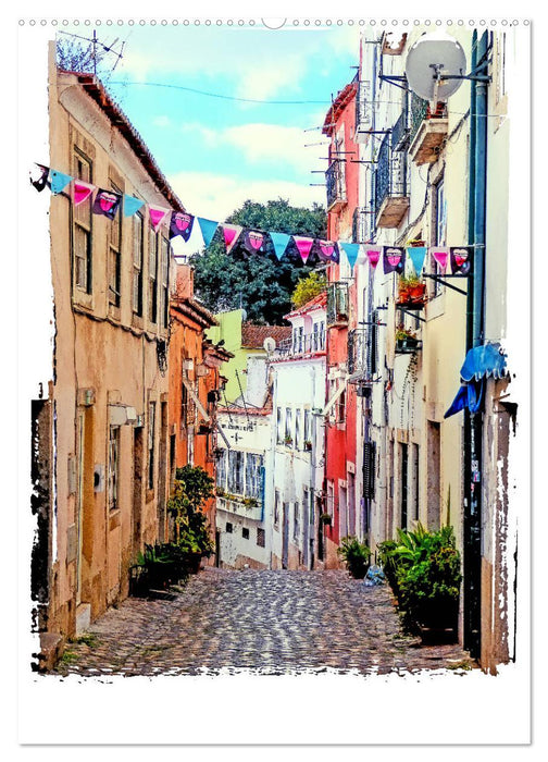Lissabons Altstadt (CALVENDO Premium Wandkalender 2025)