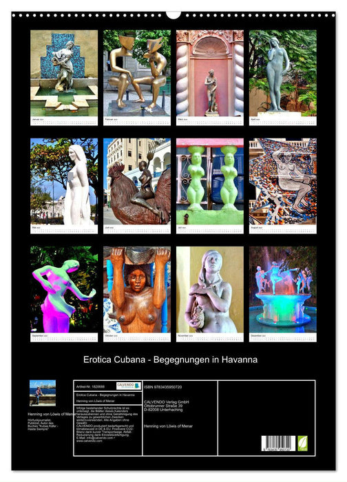 Erotica Cubana - Begegnungen in Havanna (CALVENDO Wandkalender 2025)