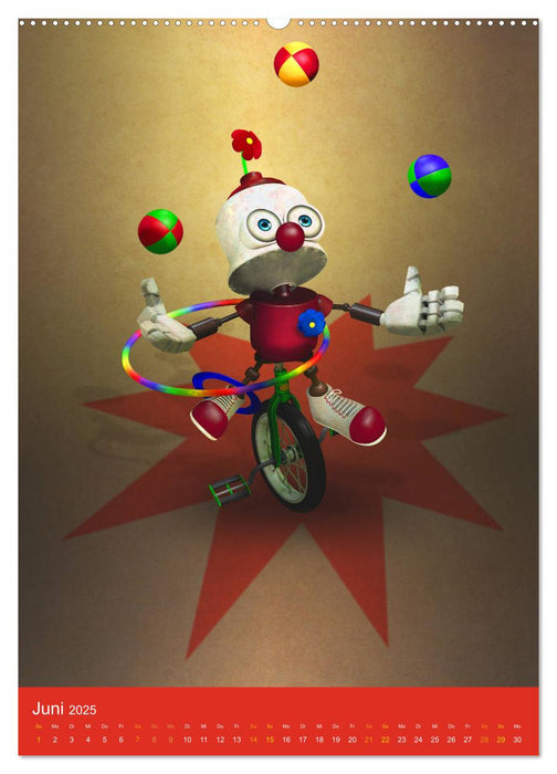 Der mechanische Zirkus (CALVENDO Wandkalender 2025)