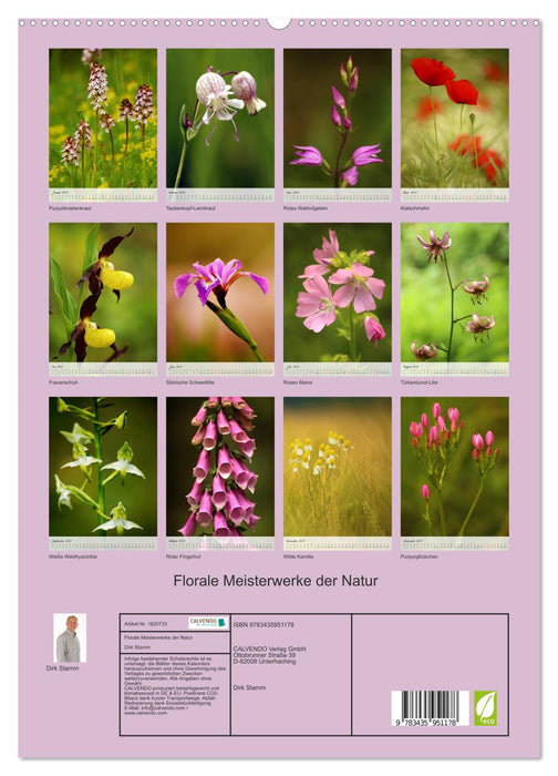 Florale Meisterwerke der Natur (CALVENDO Premium Wandkalender 2025)