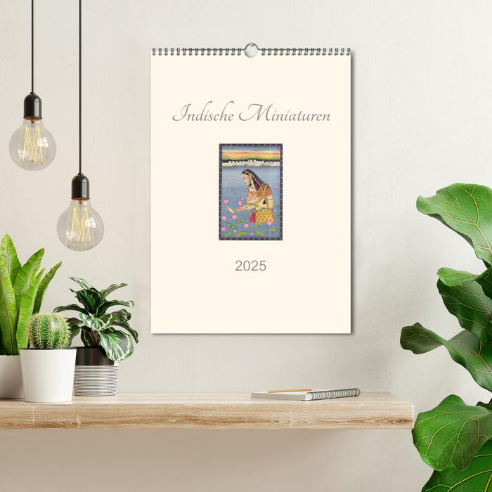 Indische Miniaturen (CALVENDO Wandkalender 2025)